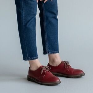 DR MARTENS CHERRY OXFORDS  Made In England Women’s Size UK 4/US 6